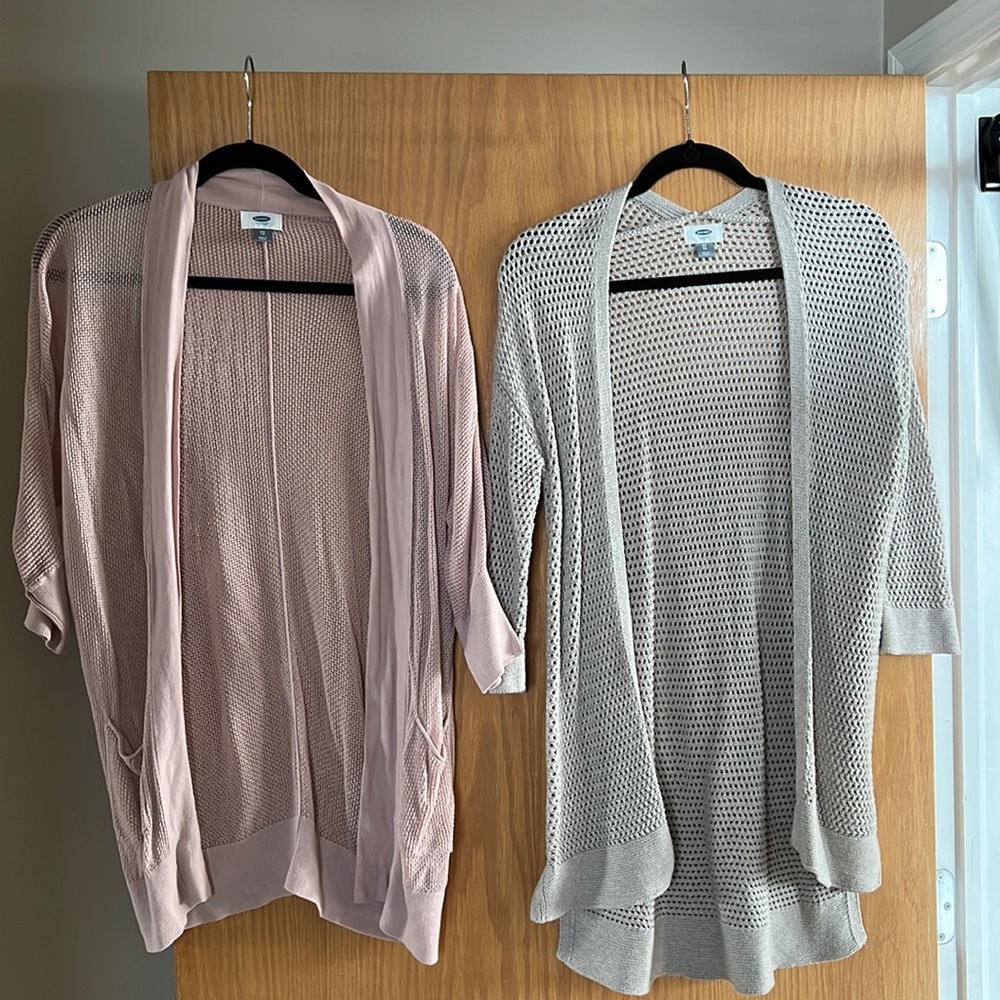 Old Navy Size XP two open cardigans